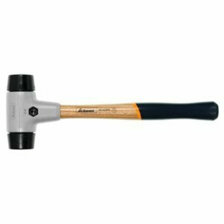 GARANT Soft-faced Hammer with Rubber Inserts, Black, Face Dia: 30 mm 752500 30G